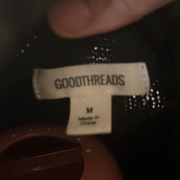 Wool blend, basic black turtleneck - Picture 2 of 3